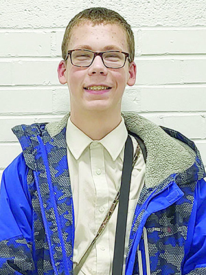 Noah Ketelsen competed in extemporaneous speaking at the Schuyler tournament.