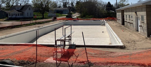 The Newman Grove original pool was completed in 1938.