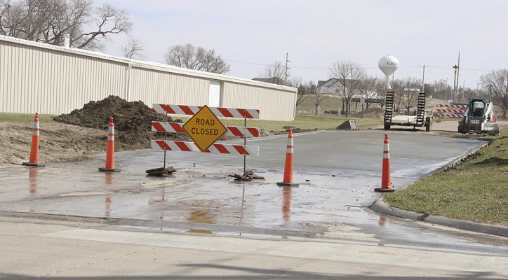 Welcome repair for access road