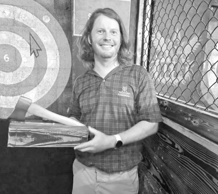 Axe-Throwing Champion for Summer 2024, Marcus Johnson