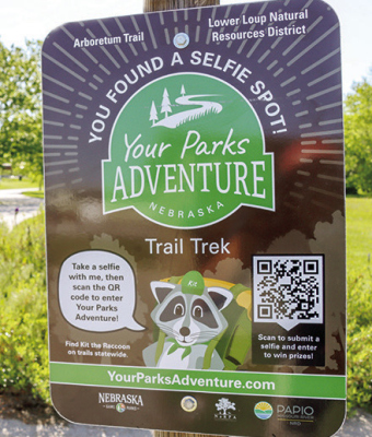 Lower Loup NRD Arboretum Trail is featured