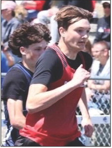 Austin Dodds had a career day at the Mid State Conference meet winning both hurdle events along with adding a very impressive anchor leg on the 4x400 relay.
