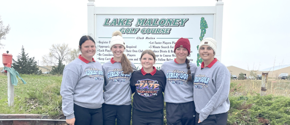 Katie Lueken, Sydney Spangler, Brooklyn Krohn, Ashlynn Naber, Molly Harris