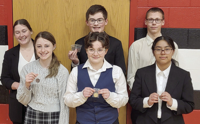 St. Edward speakers earn district medals