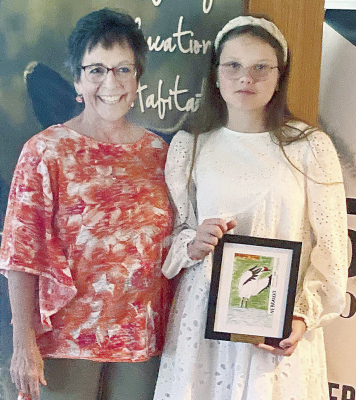 Wildlife art first place winner