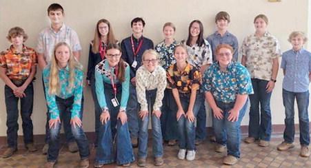PASE (Premier Animal Science Event) contestants from Boone and Nance counties. Teams are forming now for 2024.