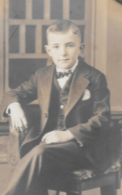 Harold H. Rudman as a young boy