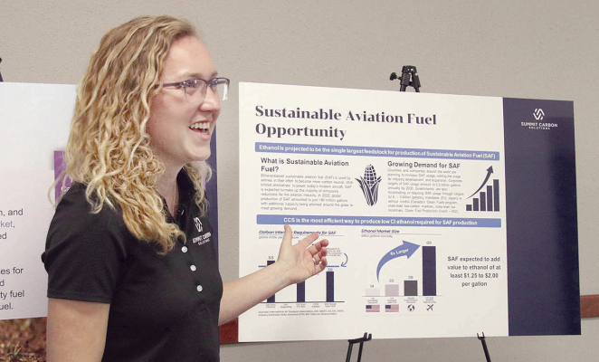 Summit Carbon open house at fairgrounds