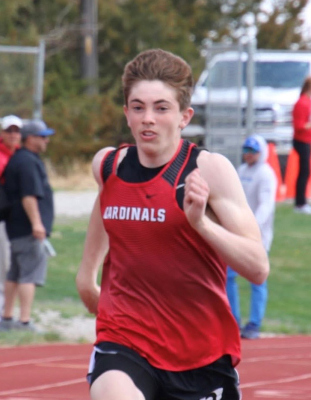 Always an incredible competitor, Kaden Miller proved it again with his impressive finish in the 400 meters at the Boone Central Invitational.