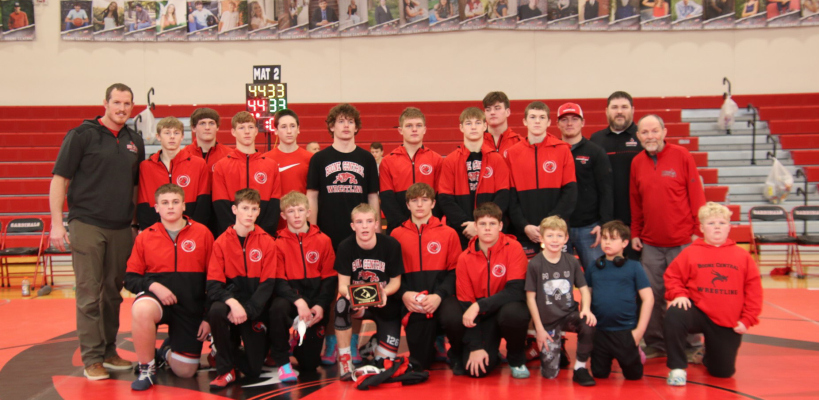 The BC Cardinal wrestling team took second at their home dual tournament. Photos by Rose Buhlmann