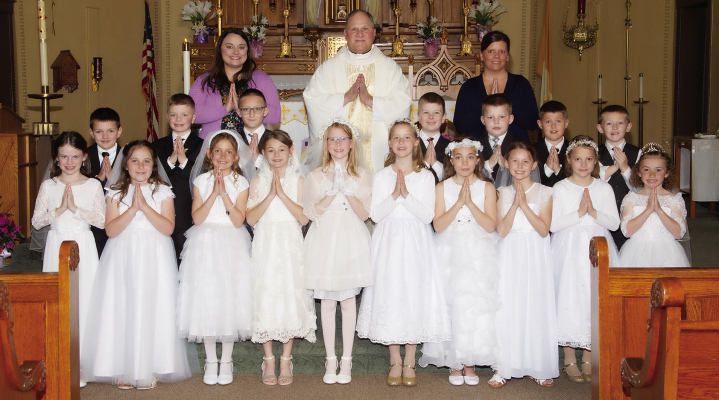 First Communion at St. Michael’s Catholic Church