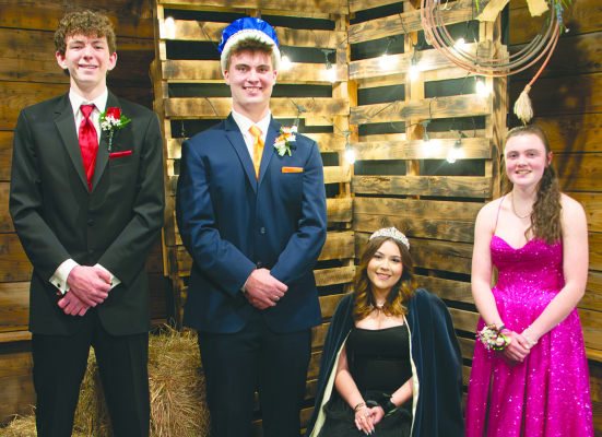 Prom Royal Court at Newman Grove