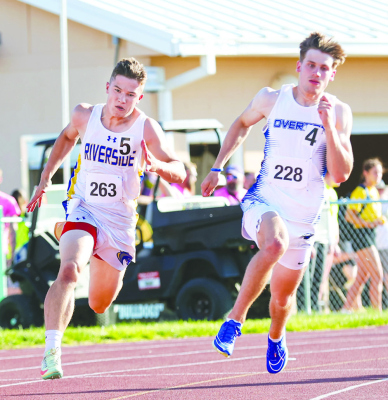 Riverside senior Jack Molt added three state track/field medals (100, 200, 4x100) to his career collection in last week’s championships at Omaha Burke Stadium.