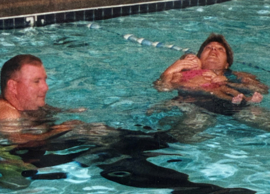 Youth of all ages come to the Center for swimming lessons.