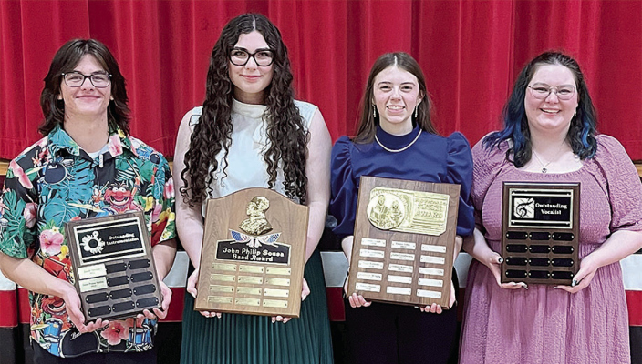 Special music award winners at Boone Central
