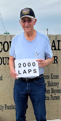 Colin Koeppen marked his 2,000th lap this past week.