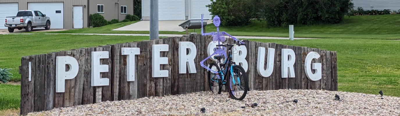 BRAN riders were welcomed in Petersburg
