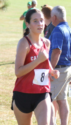 Cardinal Sophomore, Brynn Petersen, competed well for the Boone Central Girls’ Cross Country team at the Individual