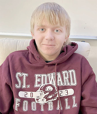 CHOSEN FOR FFA CHOIR St. Edward junior Carter Anson was recently chosen to sing with the FFA Honor Choir, which will perform during the State FFA Convention in April.